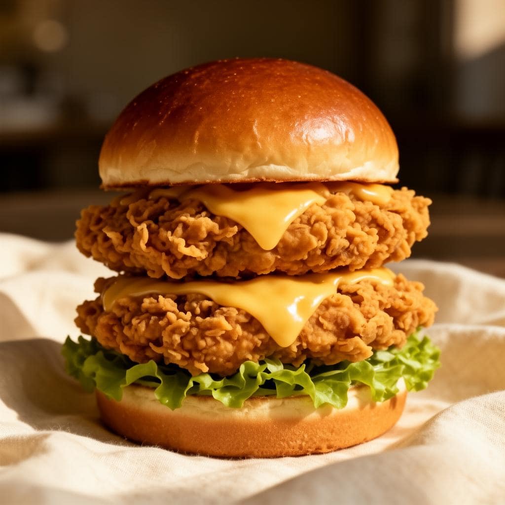 Chicken Tower Burger